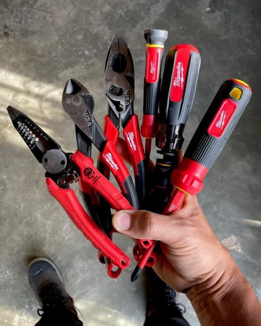 Milwaukee-gereedschap gedeeld door tetraelectric